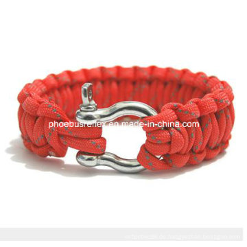 Rotes reflektierendes Armband